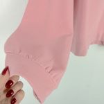 Loft NWT  Heart Relaxed Fit Terry Hoodie Sweatshirt Pink Size XL NEW Photo 5