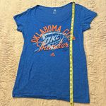 Adidas  Oklahoma City Thunder short sleeve tee in size L • OKC Basketball fan top Photo 4