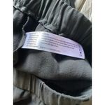 Eileen Fisher Silk Pants Black Elastic Waist Cropped Wide Leg XXS Photo 4