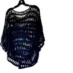 ETHYL TUBULAR YARN 100% COTTON BOAT NECK SWEATER, BLACK SIZE L Size L Photo 2