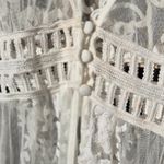 Long White Lace Swim Coverup Beach M Size M Photo 2