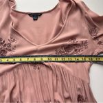 American Eagle Outfitters Mauve Embroidered Dress Photo 5