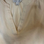 Old Navy The Classic Shirt Elegant Cream Cotton Top Photo 5