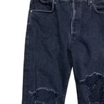 Citizens of Humanity  Women's Black Emery Cropped Relaxed Straight Jeans Size 26 Photo 2