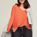 CAbi ‎ Hangout Tee in Orange #4190 Photo 0