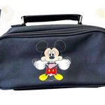 Super cute Mickey Mouse zippered travel bag tote toiletry pouch Black Photo 0