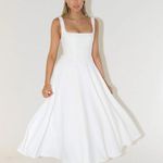 Odd Muse Ultimate Muse High Waist Square Neck Midi Dress Photo 0