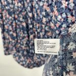 Knox Rose Boho Tiered Dress Floral Blue Pink Cottagecore Balloon Sleeves Size S Photo 9