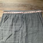 Flax  Light Blue 100% Linen Wide Leg Pants L Photo 3