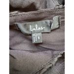 Lulus NWOT  Exceptional Entrance Black Sleeveless Tiered Rosette Midi Dress Small Photo 9