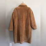Alo Yoga  oversized Sherpa Trench Coat In Camel Teddy Jacket Size Large Photo 6