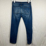 Anthropologie Pilcro Dark Wash Relaxed Straight Jeans Photo 5