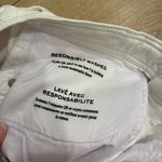 frame denim Frame Women’s Braided Waistband Le Crop Mini Boot White Size 28 Photo 2