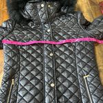 Ivanka Trump  Black Quilted Puffer Coat with Fur Hood Photo 8