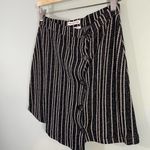 Urban Outfitters Women's Black & White Textured Striped A-line Skirt Size S Photo 3
