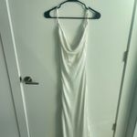 Rat & Boa  Ophelia White Dress Gold Chain Back Photo 2