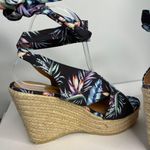 Charlotte Russe l Tropical Tie Back Wedge Sandals Photo 5