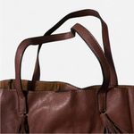 Altar'd State Alter’d State Brown Leather Boho Tote Bag with Tassel, EUC Photo 3