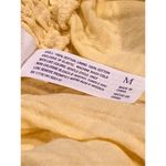 Stars Above  Butter Yellow Cotton Gauze Boho Oversized Beach Dress size M Photo 7