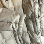 The North Face 600 Fill Vintage Puffer Parka Womens Size Large Cream Silver 2008 Photo 11