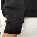 Ny Collection  Black Cold Shoulder Sweatshirt with Chain Accents Photo 8