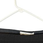 MNG by Mango Black Textured Formal Short Sleeve Long Maxi Dress Women Sz 4 Photo 3