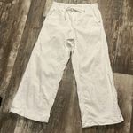 American Eagle Outfitters White Wide Leg Stretch Pants Size XS Short Photo 11