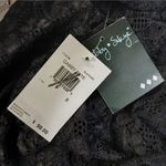 Gabby Skye  Women's Dress Size 8 Black Lace Bell Sleeve Party Wedding Church Photo 7