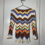 Missoni Multicolor Pointelle Knit, zig zag classic top. 40/4 Photo 2