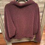 Cable & Gauge  Maroon Sherpa Jacket Photo 2