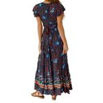 Hidden Alley Floral Bohemian Midi Wrap Dress Size M Photo 1
