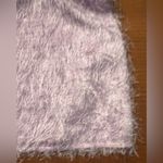 Topshop Lilac Metallic Fuzzy Fringe Deep Plunging V-Back Mini Slip Dress Size 6 Photo 11