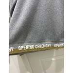 Opening Ceremony  Gray Metallic Logo Sweatshirt Sz M Photo 1