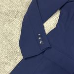 Boston Proper  Beyond Travel Blazer Jacket Pants Womens Large 10 Navy Stretch New Photo 7