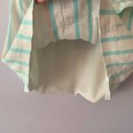 For Love & Lemons Janelle Blue White Striped Linen Mini Skirt Women size Large Photo 6