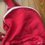 Brandy Melville  Red John Galt Fabric Mini Backpack Photo 1