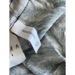 Fresha London Strapless Tiered Ruffle Maxi Leaf Palm Print Dress XS Green Photo 9