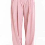 Ganni  Drapey Melange Loose Mid Waist Pleat Pants size 44/US L Photo 1