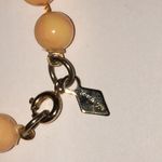 Sarah Coventry Vintage Light Peach Color Beaded Boho Necklace Photo 2