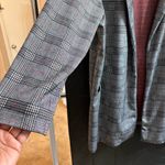 MELLODAY  Woman’s Gray Plaid Blazer Business Casual Office Career. Photo 1