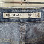 Iris Jeans blue shorts white lace size large Photo 3