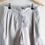 French Connection NWT • Macchiato Coltrane Wide Leg Cropped Cotton Trousers Sz 0 Photo 2