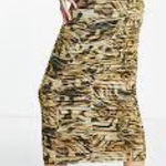Topshop  Camouflage Pencil Skirt Women’s size 2 Photo 0