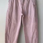 ZARA  Womens‎ High-Waist Pink Jeans Size 6 Cotton Photo 0