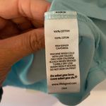 Life is Good  Blue Crusher Lite V-neck Coffee Brew Crew T-Shirt Women size Small Photo 5