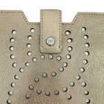 Diane Von Furstenberg DVF Gold Leather Padded Tablet Pouch Photo 1