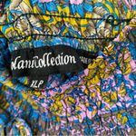 Tolani  Blue Lavender Print Palazzo Wide Leg Pants size XLP Petite Photo 6