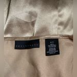 Apostrophe  gold ruffle button up sleeveless blouse Photo 1