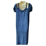 Cloth & Stone Anthropologie Small Blue Casual Dress Photo 1