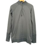 Lululemon  Women’s Size 8 Slate Blue Gray Rest Less Half Zip Pullover Top Photo 3